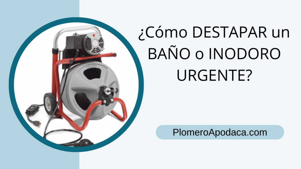 ¿Cómo DESTAPAR un BAÑO o INODORO URGENTE?